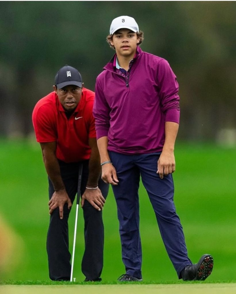 Charlie woods bond with tiger woods