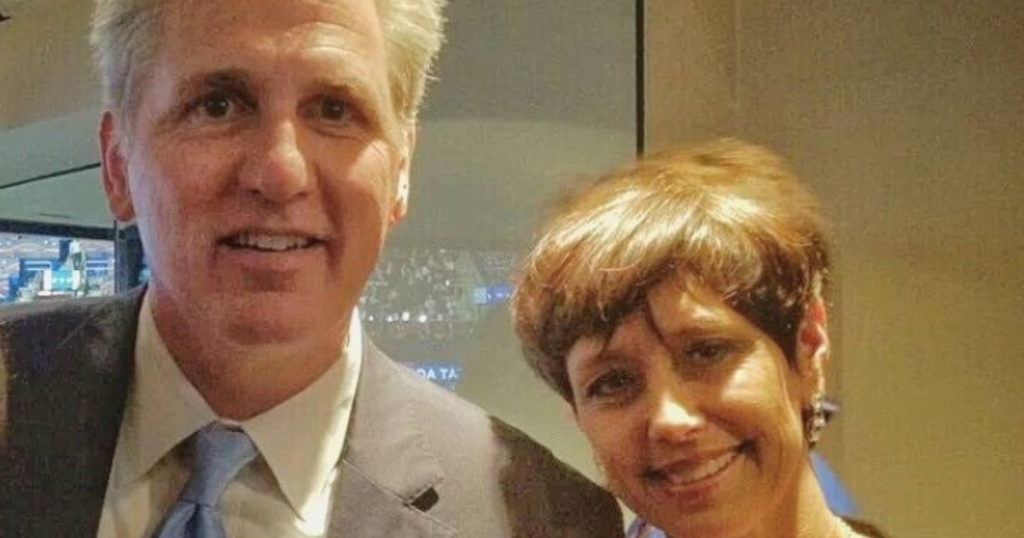 Kevin McCarthy with judy